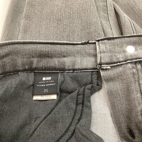 Flying Monkey Jeans -Women's Sz 25 -Gray -Skinny - Cotton/Polyester/Rayon- NWT! - Picture 9 of 14